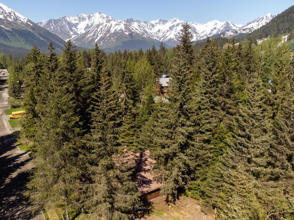 Alpine Meadows Log Cabin Girdwood Luaran gambar